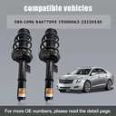 2PCS 84677093 Front Struts Shock Absorber Assembly w/Magnetic Compatible with Cadillac XTS 2013-2019, Replace# 580-1096 19300063