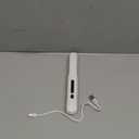 Gosect Cordless Hair Straightener, Mini Travel Flat Iron Rechargeable for Women, Portable Hair Straightener and Curler 2-in-1, Fast Heating, Adjustable Temp for On-The-Go Styling(White)