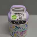 Reduce Abstract Flowers Handled Food Jar