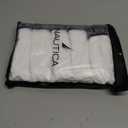 Nautica Men's Classic Cotton Boxer Brief Multipack (Large, White- 5 Pack)