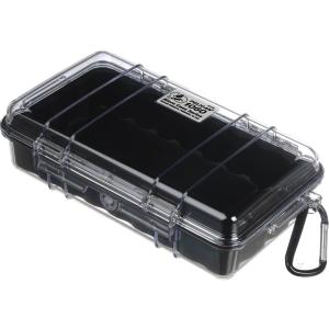 Pelican 1060 Micro Case - for iPhone, GoPro, Camera, and More (Black/Clear)
