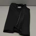 Nebility Waist Trainer for Women Corset Shapewear with Zipper Women's Waist Cincher Tank Top with Adjustable Straps (X-Large, Black)