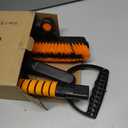 5-in-1 Extendable Snow Shovel and Ice Scraper for Car, 31"-40" Snow Brush with Squeegee, Pivoting Brush Head & Foam Grip for Windshield, Truck, SUV