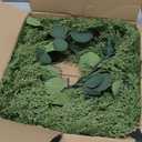 Extra Thick & Lush - Prelit Christmas Garland with 30 Lights Timer, 6Ft by 12 Inch Real Touch Cedar Garland with Berry Pinecone, Battery Operated Realistic Soft 130 Tips Xmas Garlands Indoor Outdoor