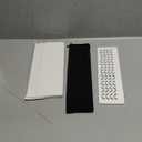 1 Pcs Aluminum Shower Niche Rectangular Shelf White 5/32"/ 4 mm Thick, Petal Design, Matte White Finish for 12" Prefabricated Niches, Fits 5/32" Grout Line