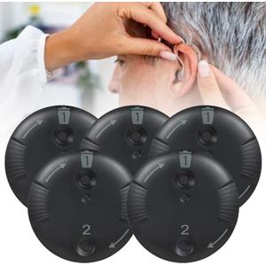 5 pack/40 pcs Audisaisi Cerushield Disk v2.0 098-0445 for phonak, Phonak Hearing Aid Accessories Wax Filters,Hearing aid Filters, Hearing aid Wax Guards- Improve Sound Performance
