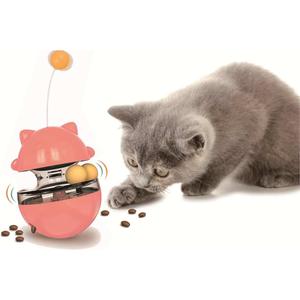 Cat Treat Dispenser Tumbler Interactive Puzzle Feeder, Cat Snacks Temptations Ball Food Puzzle Toy