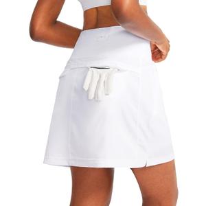 G Gradual Golf Skorts Skirts for Women with 5 Pockets Women's High Waisted Lightweight Athletic Skirt for Tennis Running (A-White, Small)