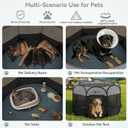 Siedihit Dog Playpen with Washable Pee Pad, Dogs Tent Crate Cage