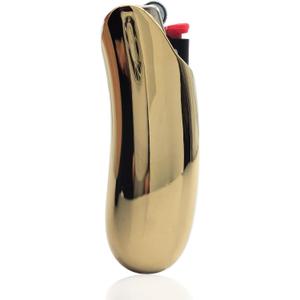 Heavy Curved Lighter Case Cover Holder Sleeve Pouches Metal Ergonomic Design for BIC Full Size Lighter J6