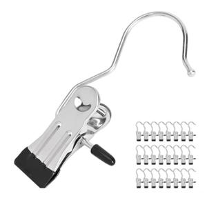 24 Pack Hanger Clips, Multi-Function Clip Hooks, Laundry Hanging Hooks Clips, Clothes Clips, Closet Hangers, Boot Clips, Sock Clips, Hat Clips, Glove Clips, Trouser Clips, Towel Pins