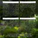 YaoYue Crystal Beaded Curtain Door Curtain 36 x 79 Inches 22 Strands Acrylic Hanging Door Beads Room Divider for Doorway Window Living Room Bedroom Wall Closet Home Decor (White,1 Panel)