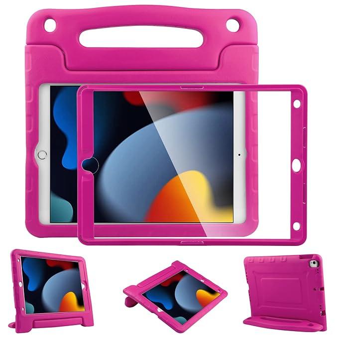 LTROP Kids Case for iPad 9th/ 8th/ 7th Generation 10.2-inch (2021/2020/ 2019) - iPad 10.2 Case for Kids, Light Weight Convertible Handle Stand Child-Proof Case for iPad 9 8 7 Gen 10.2, Blue LTROP Kids Case for iPad 9th/ 8th/ 7th Generation 10.2-inch (2021/2020/ 2019) - iPad 10.2 Case for Kids, Light Weight Convertible Handle Stand Child-Proof Case for iPad 9 8 7 Gen 10.2, Blue