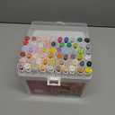 Ohuhu Alcohol Markers: 60 Colors Slim Broad and Fine Double Tipped Kaala Marker for Artists Adults Coloring Drawing Cartoon Anime Comic - Professional Art Pens with Ink Refillable Giftable Pen Set