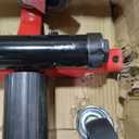 Hydraulic Car Wheel Dolly Set of 4, Heavy Duty 6,000 LBS Capacity Vehicle Dollies with Foot Pedal for Tire Auto Repair Moving, Red