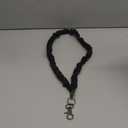 Scrunchie Lanyard Retractable Lanyard for Teachers (Black)