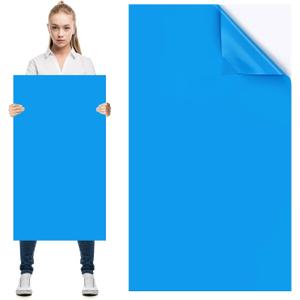 YEXEXINM Exlarge Pool Liner Repair Patch 4ft x 2.8ft Self Adhesive Vinyl Pool Liner Patch PVC Vinyl Patch Kit for Above Ground or In-Ground Inflatable Swimming Boat Air Mattress, Blue