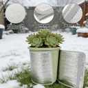 5 Pack Plant Flower Pot Insulation Protection Pot Reusable Flower Pot Cover Double Foil Insulation for Winter Indoor Outdoor Plants Pot Cover Garden Fruit Trees Potted Plants Insulation