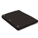 OEKO-TEX Outdoor 100% Blackout Waterproof Faux Linen Outdoor Curtain, Size 69x87" inches