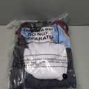 5 Pack Men's Mock Turtleneck Shirts, Long Sleeve Tops Pullover Basic Casual Slim Fit Lightweight T-Shirts Pack (Large, Black, White, Wine Red, Dark Gray, Light Blue)