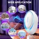 2026 Upgraded Ultrasonic Pest Repeller Indoor, Pest Control Insect Plug in, Mouse Traps Repellent Indoor, Electric Rodent Repellent Plug-in for Roach, Bugs, Ant, Mosquito, Mice, Spider, Rat,6 Pack