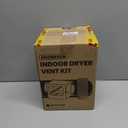 Upgrade Indoor Dryer Duct Lint Trap Kit, Dryer Lint Catcher with Stainless Steel Mesh & 4in - 8FT Dryer Vent Hose, Water Drawer, Secondary Lint Trap for Gas or Electric Clothes Dryers