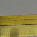 Hicarer 2 Pieces 1/4" x 2" C360 Brass Flat Bar Blank, 12" Long Rectangular Sheet, Plate Mill Stock Solid Brass for Craft Hobby, Knife Making