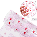Cartoon Flower Butterfly Jelly Faux Leather Transparent PVC Sheets Vinyl For Diy Bow Craft Cover (J2513,3 PACK)