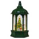 MerryPulse Christmas Snow Globe, Glitter Lighted Snow Globes Lantern Tabletop Decor-Christmas Tree