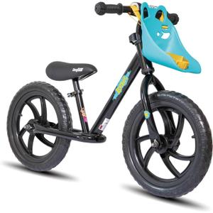JOYSTAR 14 Inch Balance Bike for Boys Girls 18months-5 Years Old Push Bicycle Toddler Balance Bike 14" Gift Bike for Boys Girls Black