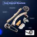 ECCPP New Timing Chain Kit Fits for Honda Accord CR-V Element for Acura TSX 2.4L L4 GAS DOHC 2002-2011