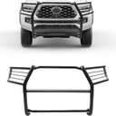 Brush Guard Compatible with 2016-2023 Toyota Tacoma Alloy Steel Grille Guard Black Powder Coated