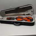 Eastar 4/4 Violin Set Full Size Fiddle Solidwood for Adults with Hard Case, Shoulder Rest, Rosin, Two Bows, Clip-on Tuner and Extra Strings, EVA-330