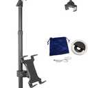 ARKON Mounts Phone Holder Full Kit - Adjustable Overhead Arm Cell Phone Table Top Stand and Tablet Mount with Ring Light - Professional Holders for Horizontal or Vertical Filming