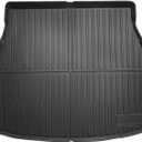 for Toyota Rav4 2025 2024-2019 Hybrid & Gas TPE Floor Mats Trunk Mat LHD & RHD All-Weather Waterproof Cargo Liner Backrest(1PC Trunk Mat,RHD)