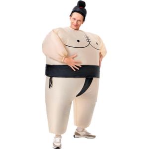 PTS Inflatable Costume Adult, Blow Up Sumo Costume for Halloween Inflatables Cosplay Party