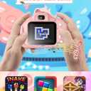 Kids Camera for 3-8 Years Old Toddlers Childrens Boys Girls Selfie Camera 20 MP HD 1080P IPS Screen Dual Digital Toy Camera for Kids Christmas Birthday Gifts with 32Gb Card