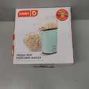 DASH Hot Air Popcorn Popper Maker with Measuring Cup to Portion Popping Corn Kernels + Melt Butter, 16 Cups - Aqua