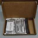 2 Pcs 4 Inch Self Closing Door Hinges, Heavy-Duty Spring Loaded Hinges with Adjustable Tension, Stainless Steel Satin Door Hinges for Interior and Exterior Doors (Silver)