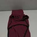 Esobo Fleece Dog Apparel Winter Warm Dog Coat Doggie Turtleneck Cozy Jacket Soft Shirt Vest Stylish Pet Outfits for  Dogs (XS, Wine Red)