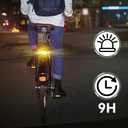 LE228 (Mini) Amber LED USB Rechargeable Strobe Beacon | Selectable Rotation & Flash Modes | Strong Magnetic Base for Car Truck Emergency Construction | Energy Class A++