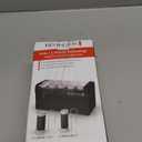 Remington Compact Ceramic Dual Voltage Hot Rollers for Long and Short Hair, Hair Setters, Hair Curlers, 1-1 " Purple/Black, 10 Piece Set