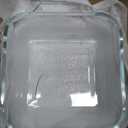 Small Casserole Dishes 4 Pack, 5 Inch Glass Square Baking Dish Individual Portion Baking Pan for Oven Microwave Air Fryer Square Egg, Clear Prep Bowls with Handle