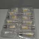 Ascher 12-Pack Vintage LED Edison Light Bulb 60W Equivalent, Decorative Antique Filament Light Bulbs with 80+ CRI, Warm White 2700K, 700 Lumens, E26 Base, Non-Dimmable