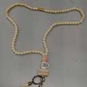 GUENOCIK Teacher Lanyard with ID Holder, Fashion Wood Beaded Lanyard for Keys, Super Cute Boho Breakaway Lanyard for Women, 19.5