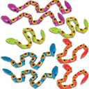 ArtCreativity 15 Inches Snake Toy, Wacky Wiggly Jointed Snake Toys - Set of 12, Long Plastic Wiggle Snakes for Kids - Novelty Snake Fidget Toy for Kids Gift Idea for Boys and Girls