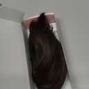 REECHO Ponytail Extension, 8" Short Mini Claw Clip Pony Tail Hair Extensions Natural Soft Feather-Light Tension-Free Ponytail Hairpiece for Women with Short Fine Thin Hair - Chocolate Brown
