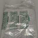 GRANNY SAYS Bathroom Toilet Rugs U Shaped, Bath Mats for Bath, Bathroom Rugs Non Slip Washable, Absorbent Microfiber Toilet Mat, Soft Plush Shaggy Bath Carpet, 20" x 24", Gray 