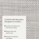Chilewich Basketweave Placemats, Woven Placemats Set of 4 | Reusable, Stain-Resistant, Indoor/Outdoor Tabletop Protection, White/Silver, 14" x 19" Rectangle