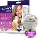 FELIWAY Classic 30 Day Cat Calming Plug In Pheromone Diffuser Starter Kit, 48ml - Helps Reduce Common Signs of Stress in Cats & Kittens, Enhanced Calming (Purple)